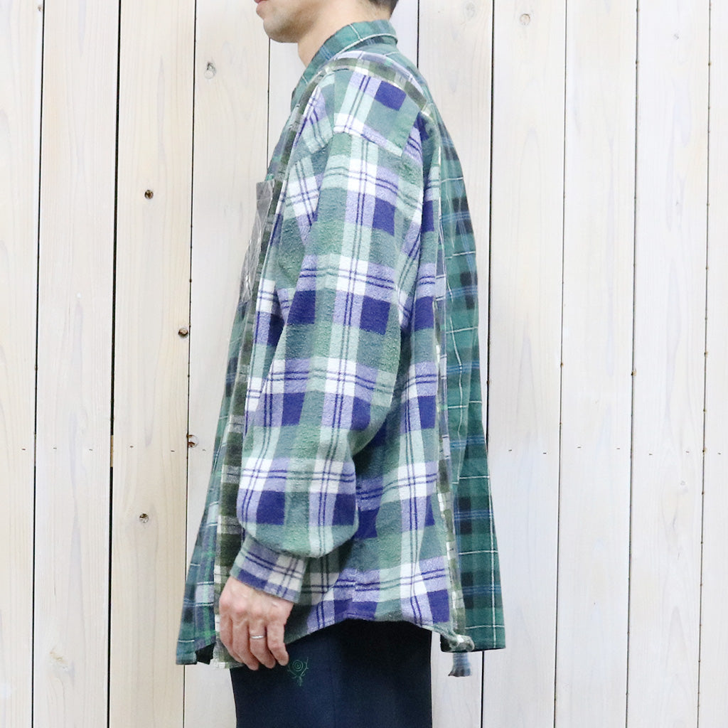 Rebuild by Needles『Flannel Shirt->7 Cuts Wide Shirt』(Assorted-D)