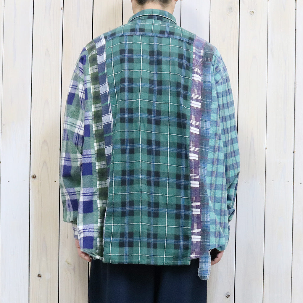 Rebuild by Needles『Flannel Shirt->7 Cuts Wide Shirt』(Assorted-D)