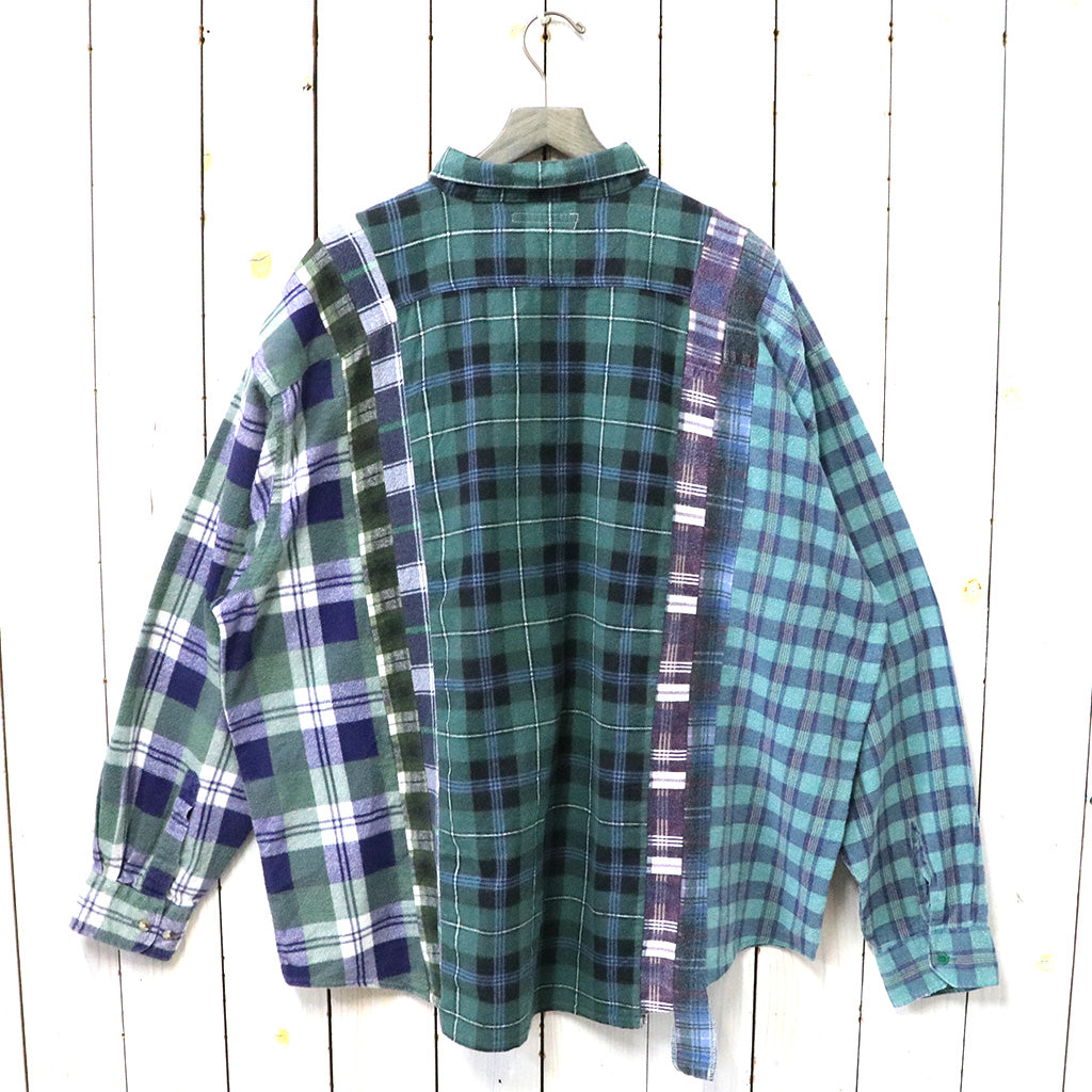 Rebuild by Needles『Flannel Shirt->7 Cuts Wide Shirt』(Assorted-D)