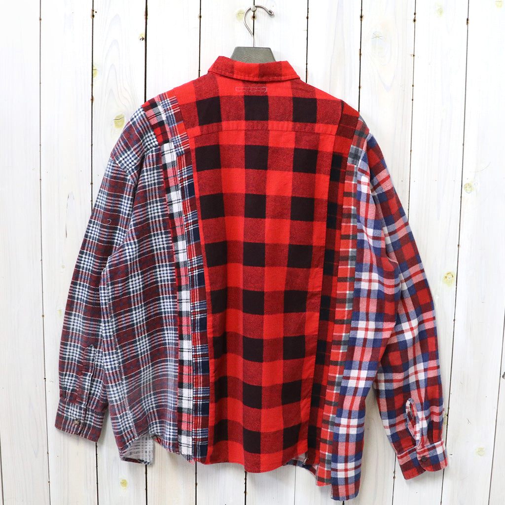 Rebuild by Needles『Flannel Shirt->7 Cuts Wide Shirt』(Assorted-E)