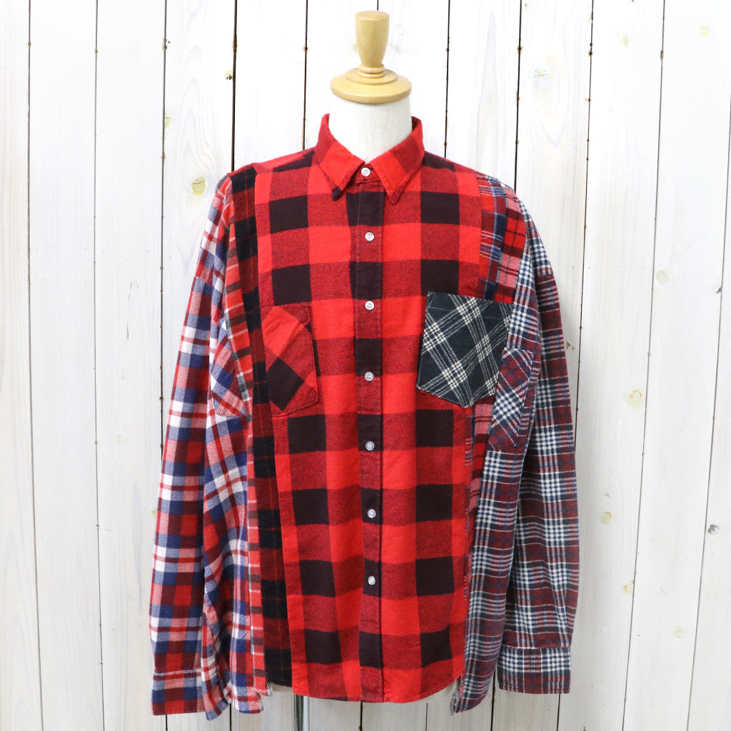Rebuild by Needles『Flannel Shirt->7 Cuts Wide Shirt』(Assorted-E)