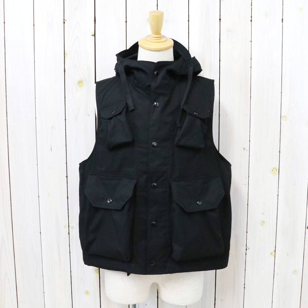ENGINEERED GARMENTS『Field Vest-Cotton Duracloth Poplin』(Black)