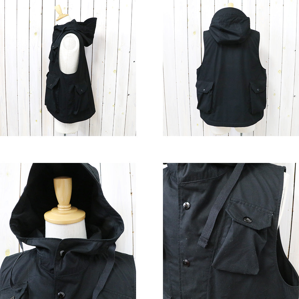 ENGINEERED GARMENTS『Field Vest-Cotton Duracloth Poplin』(Black)