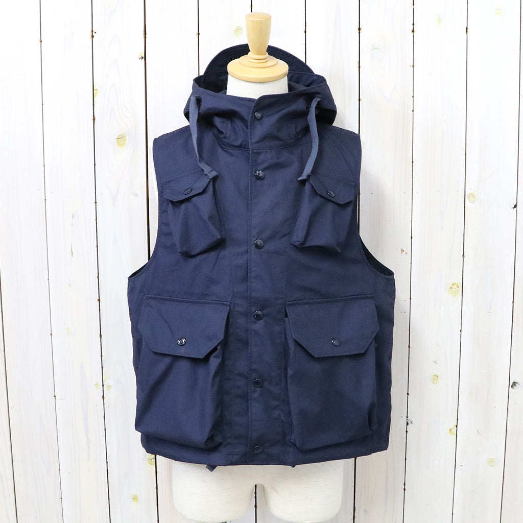ENGINEERED GARMENTS『Field Vest-Cotton Duracloth Poplin』(Navy)