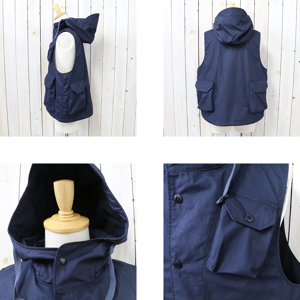 ENGINEERED GARMENTS『Field Vest-Cotton Duracloth Poplin』(Navy)