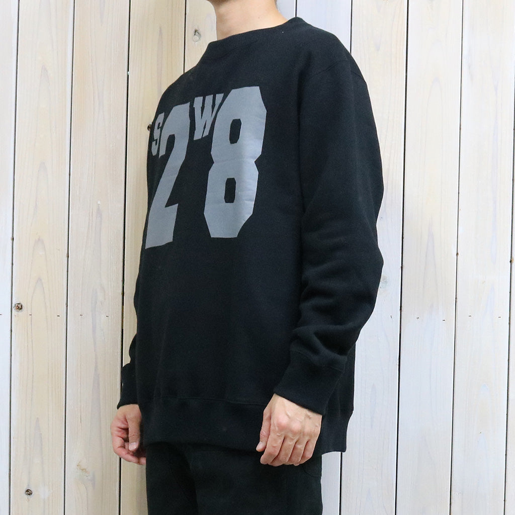 SOUTH2 WEST8『Crew Neck Sweat Shirt-Cotton French Terry』(Black)