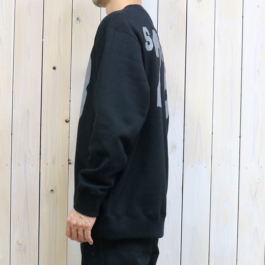 SOUTH2 WEST8『Crew Neck Sweat Shirt-Cotton French Terry』(Black)