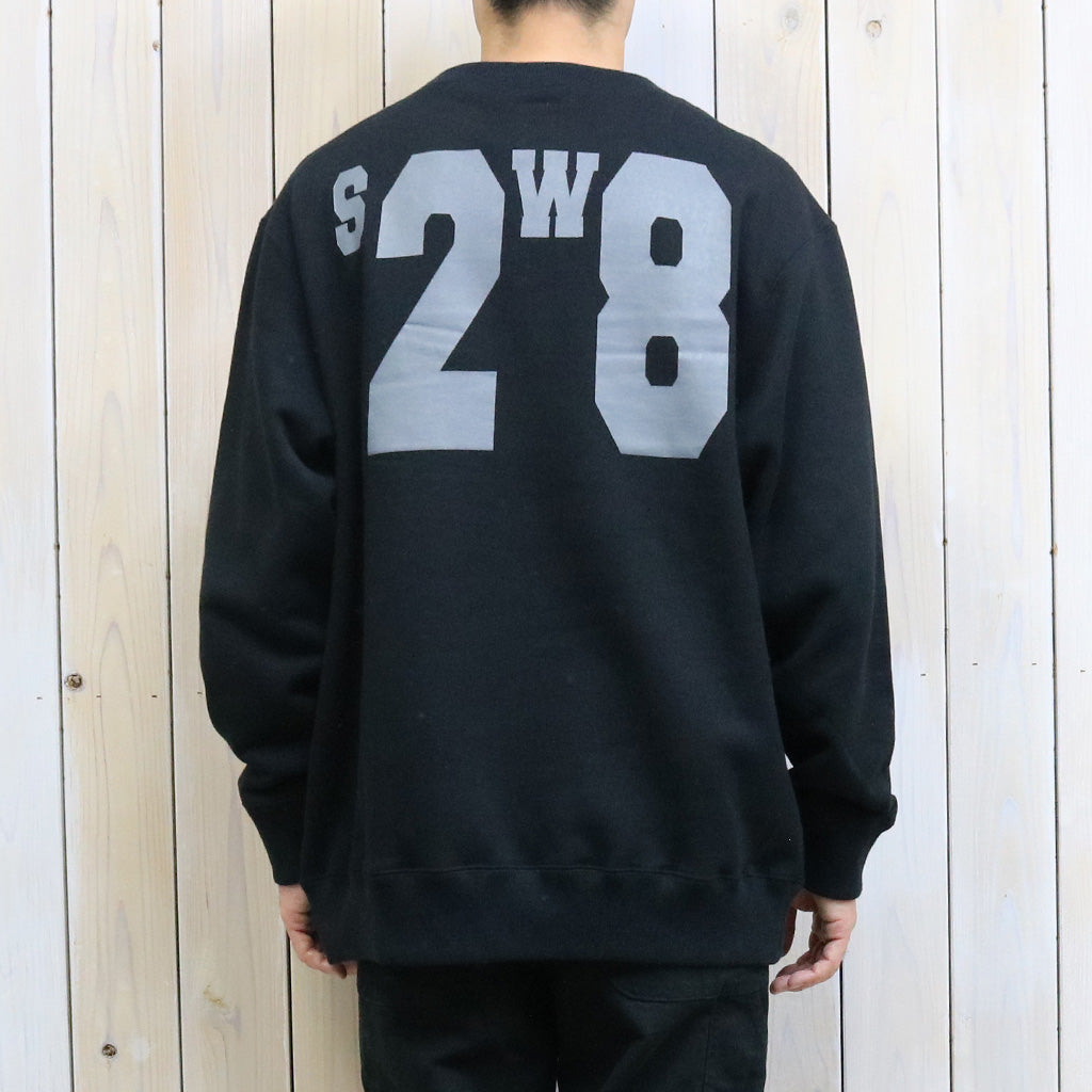 SOUTH2 WEST8『Crew Neck Sweat Shirt-Cotton French Terry』(Black)