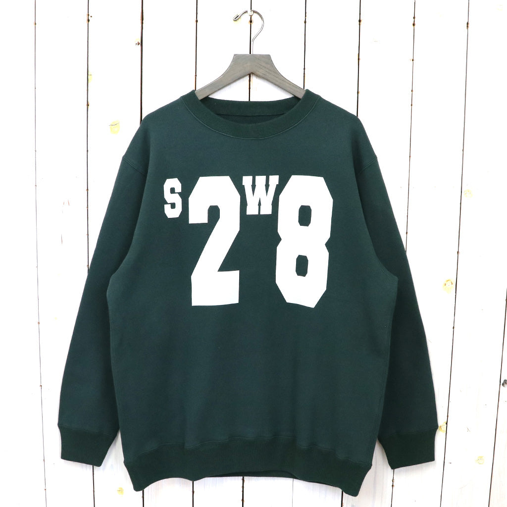 SOUTH2 WEST8『Crew Neck Sweat Shirt-Cotton French Terry』(Green)