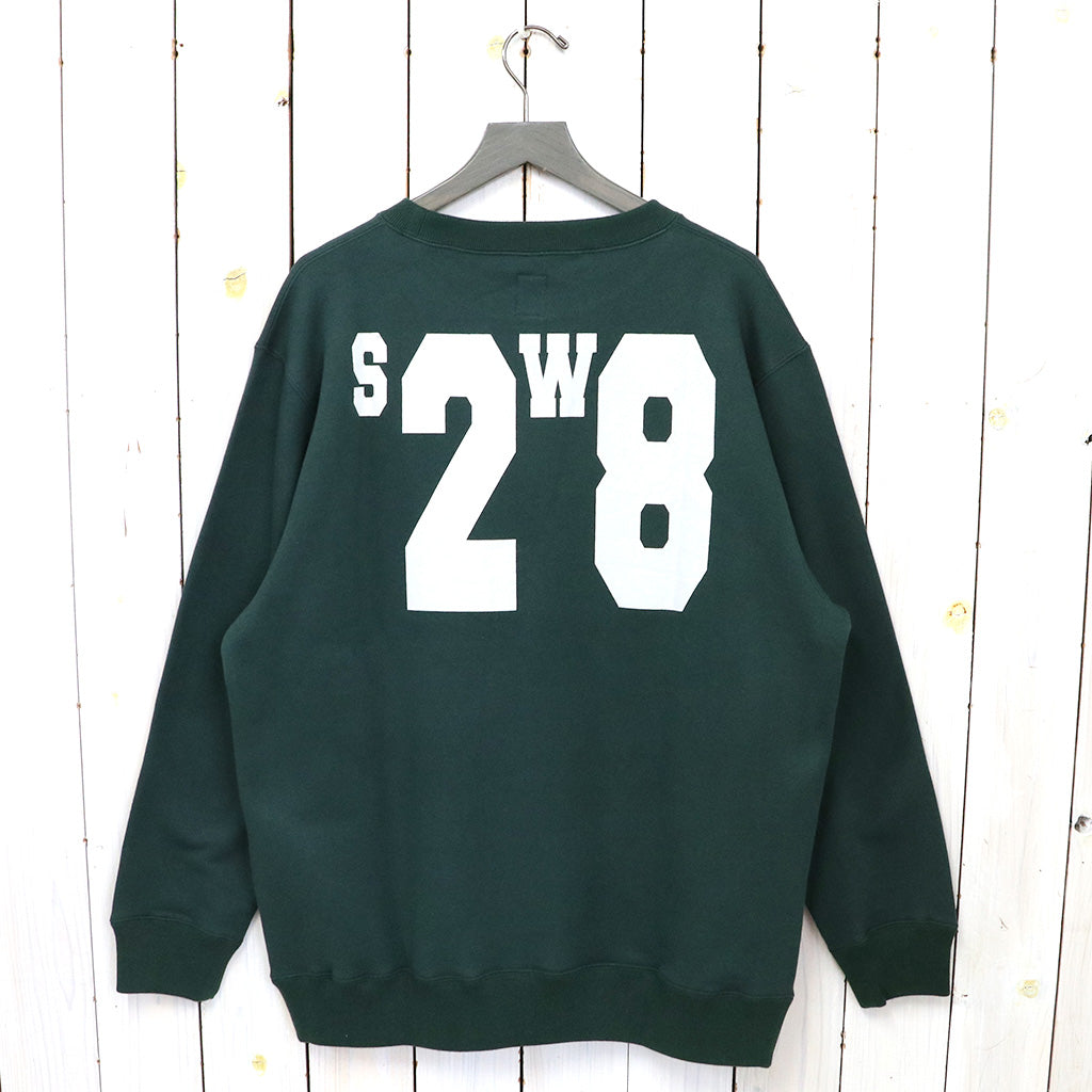 SOUTH2 WEST8『Crew Neck Sweat Shirt-Cotton French Terry』(Green)