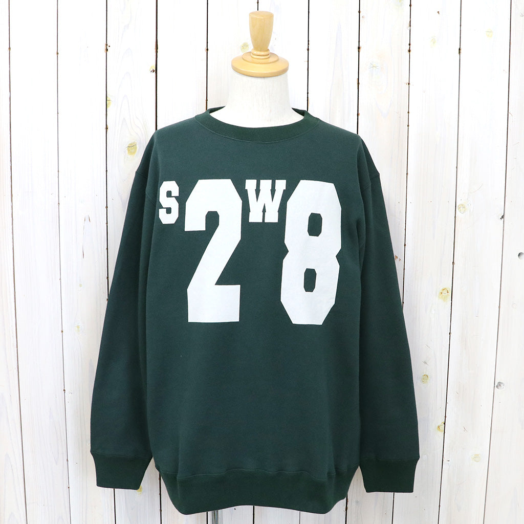 SOUTH2 WEST8『Crew Neck Sweat Shirt-Cotton French Terry』(Green)