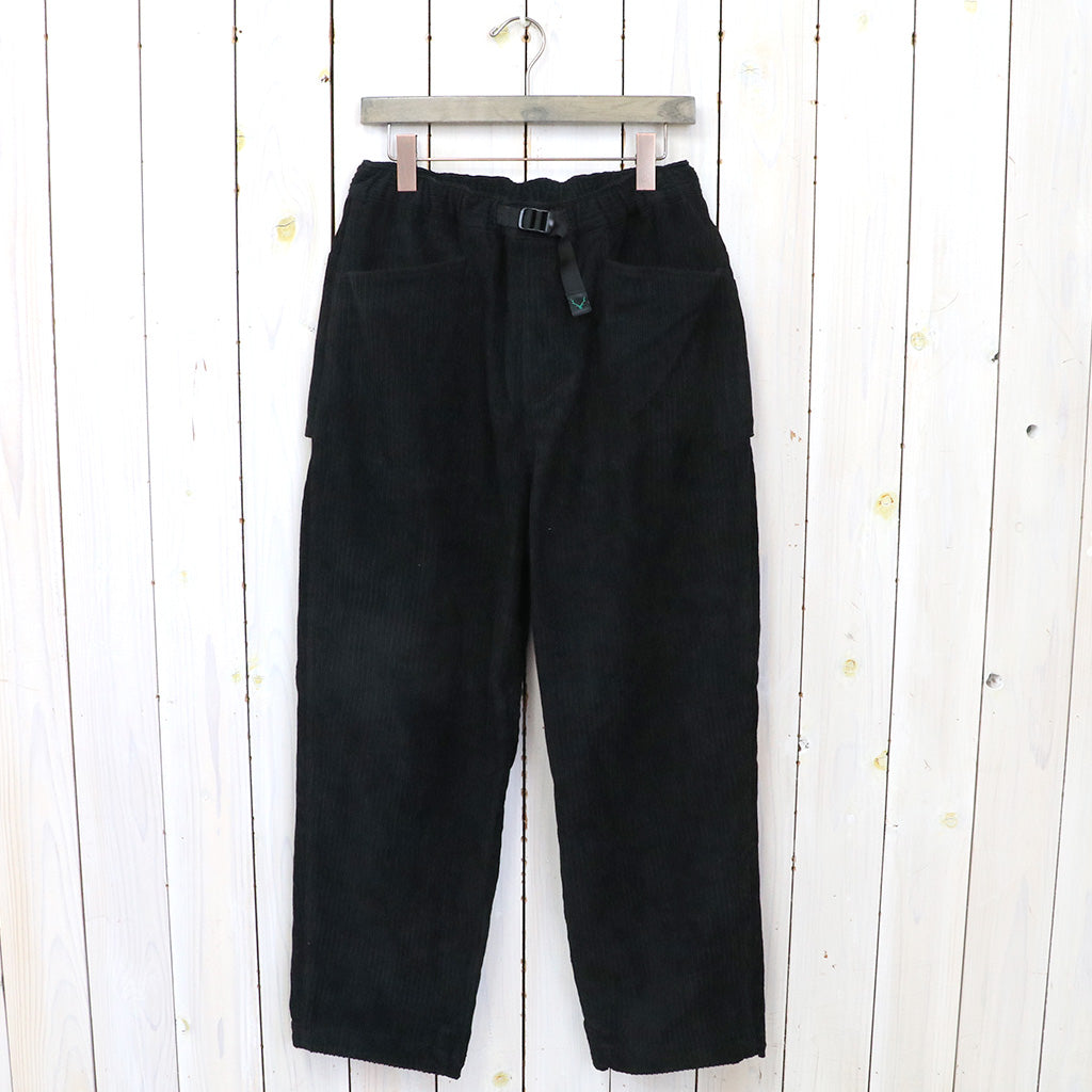 SOUTH2 WEST8『Belted Logger Pant-PE/C/R/PU Corduroy』(Black)