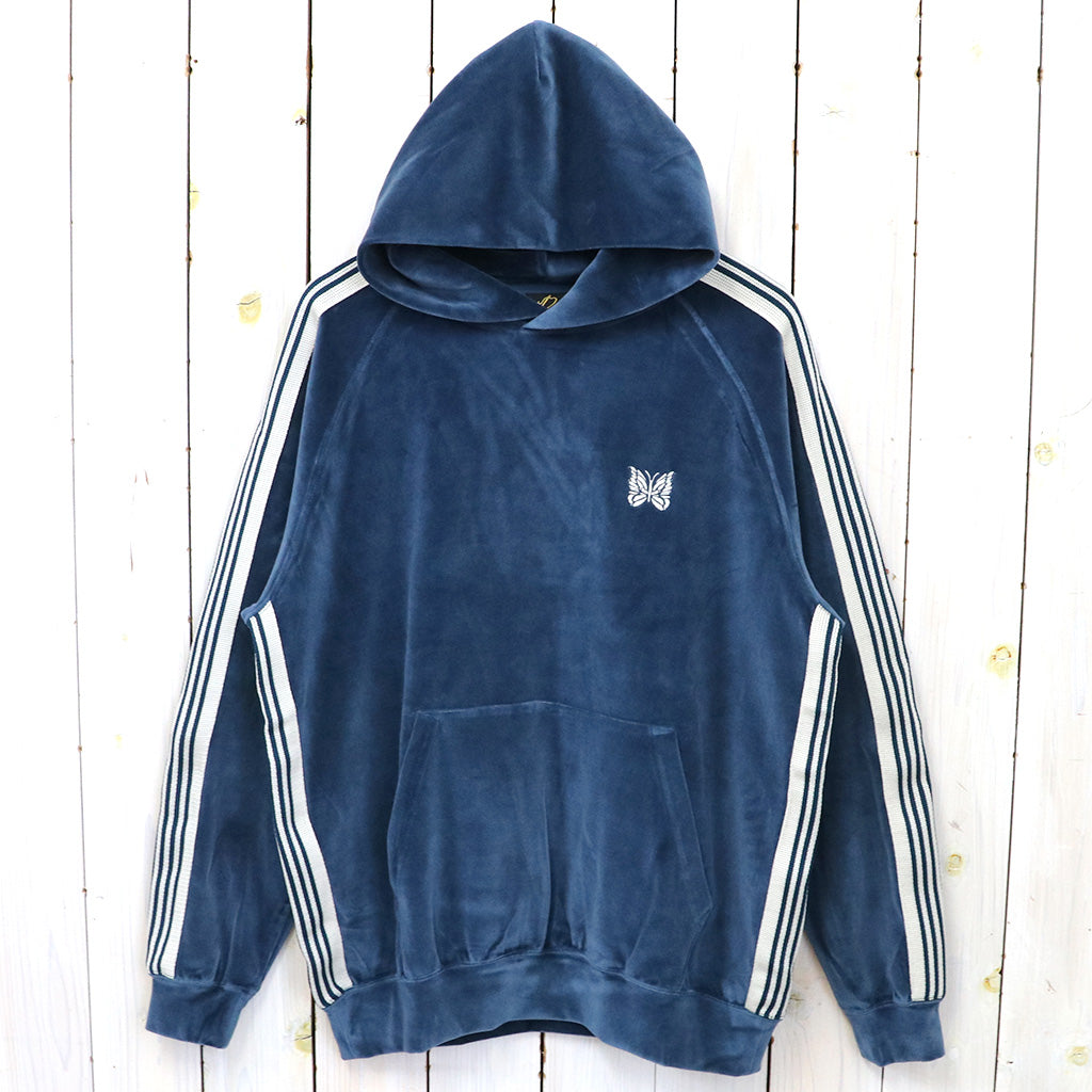 Needles『Track Hoody-C/Pe Velour』(Marine Blue)
