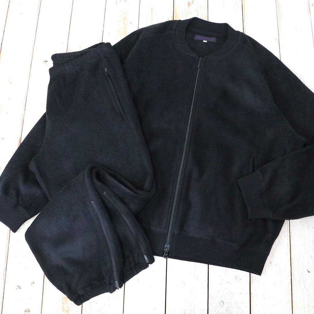 Needles Sportswear『Zipped Sweat Pant-PE/R Fleece』(Black)