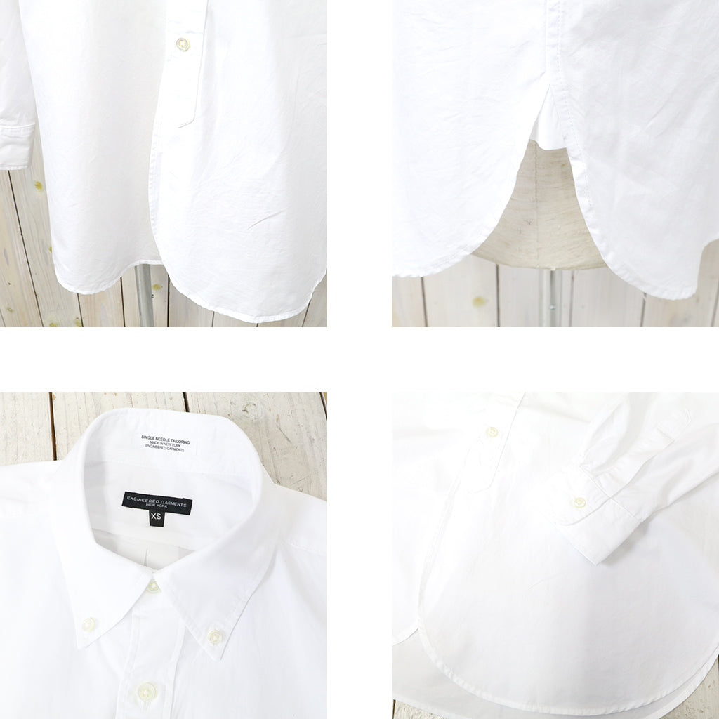 ENGINEERED GARMENTS『19 Century BD Shirt-100's 2Ply Broadcloth』(White)