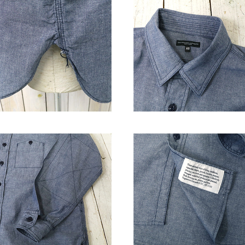 ENGINEERED GARMENTS『Work Shirt-Cotton Chambray』