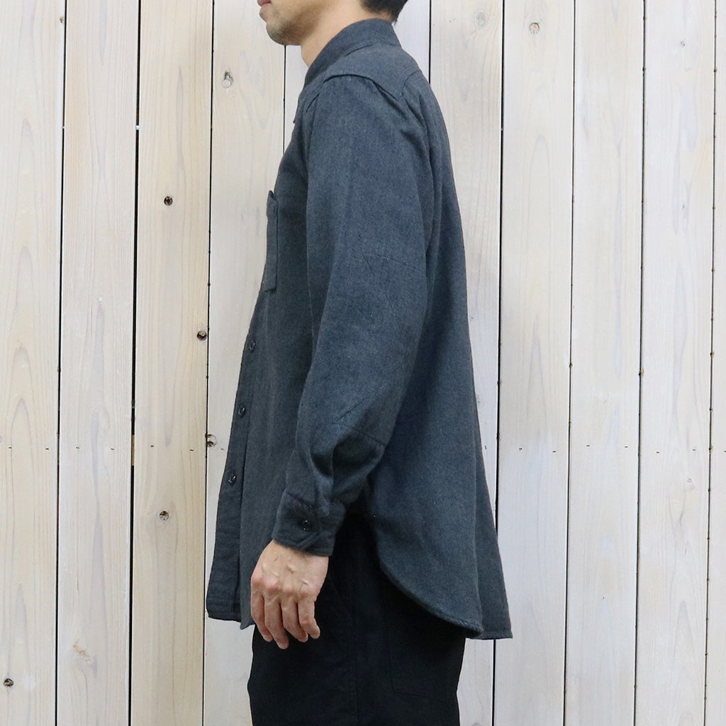 ENGINEERED GARMENTS『Work Shirt-Cotton Herringbone Flannel』(Dk.Grey)