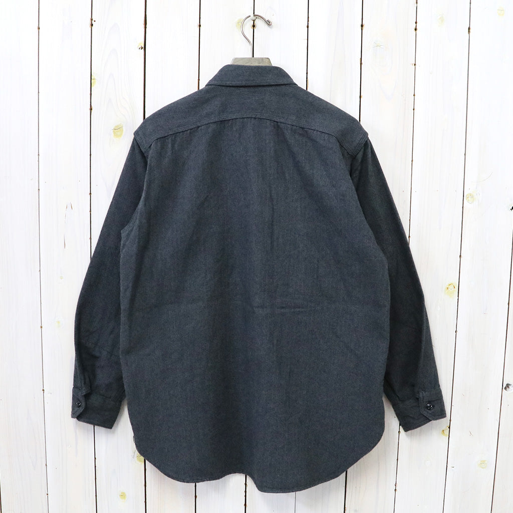 ENGINEERED GARMENTS『Work Shirt-Cotton Herringbone Flannel』(Dk.Grey)