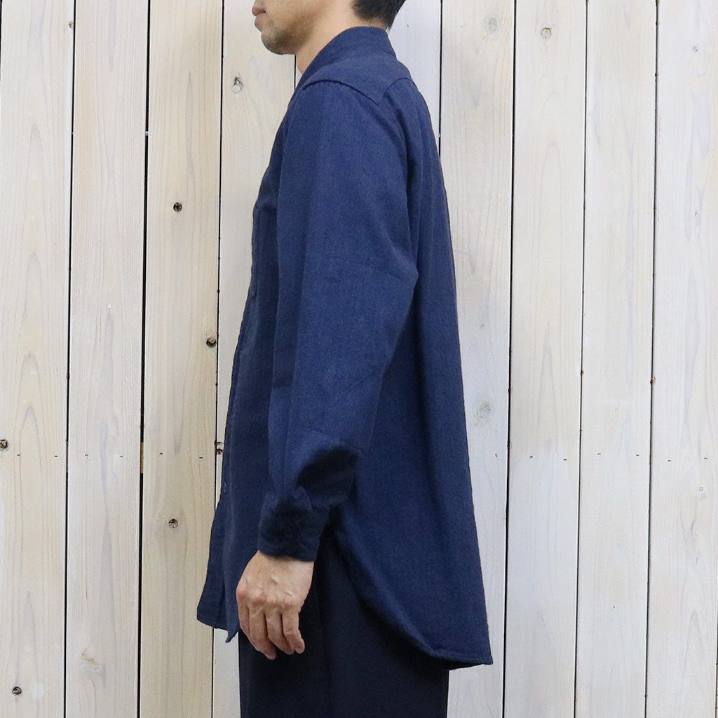 ENGINEERED GARMENTS『Work Shirt-Cotton Herringbone Flannel』(Navy)