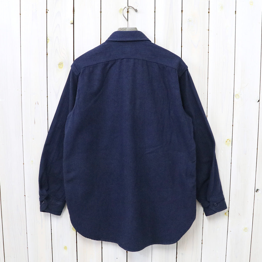 ENGINEERED GARMENTS『Work Shirt-Cotton Herringbone Flannel』(Navy)