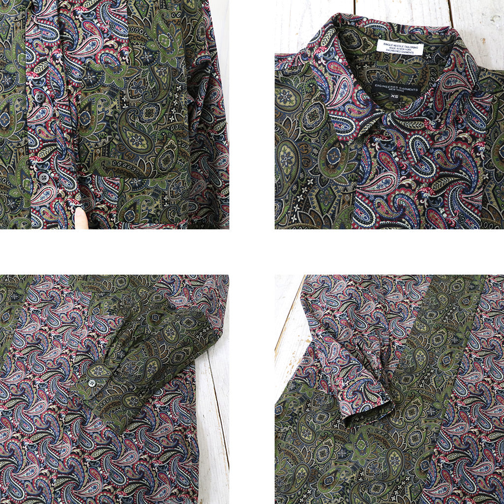 ENGINEERED GARMENTS『Combo Short Collar Shirt-Cotton Paisley Print』