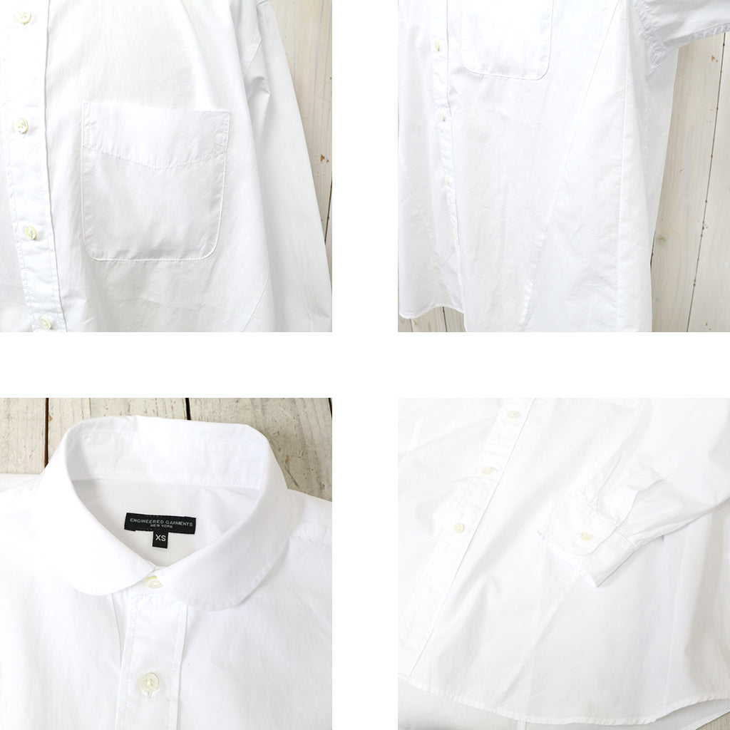 ENGINEERED GARMENTS『Flared Shirt-100's 2Ply Broadcloth』(White)