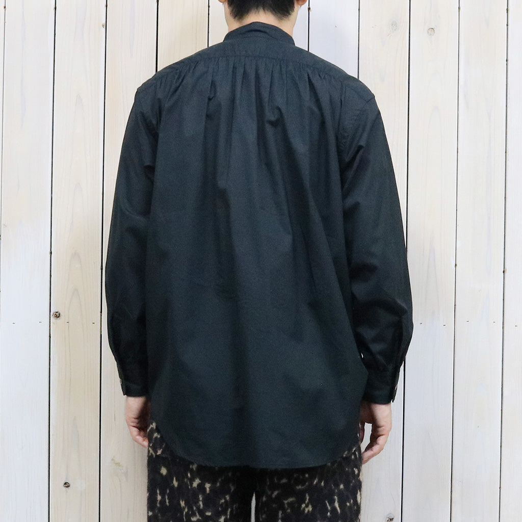 ENGINEERED GARMENTS『Wing Collar Shirt-100's 2Ply Broadcloth』(Black)