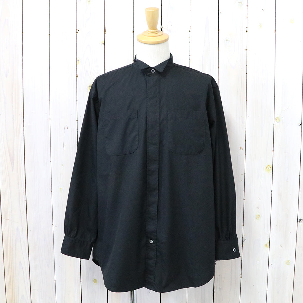 ENGINEERED GARMENTS『Wing Collar Shirt-100's 2Ply Broadcloth』(Black)