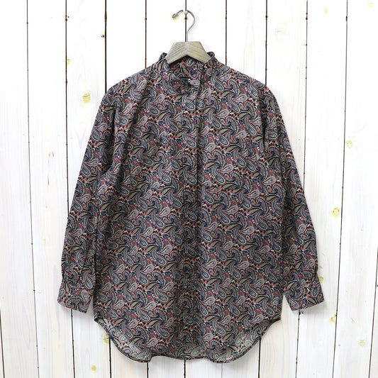 ENGINEERED GARMENTS『Wing Collar Shirt-Cotton Paisley Print』(Black/Red)