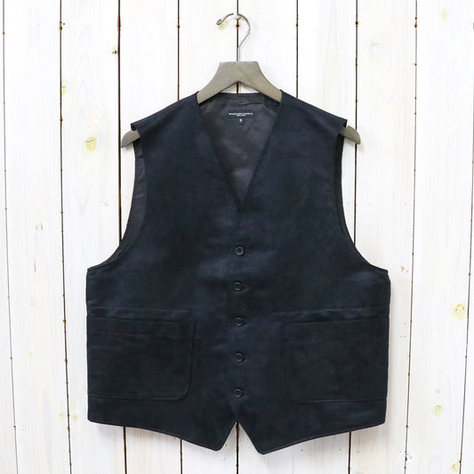 ENGINEERED GARMENTS『ODD Vest-Polyester Fake Suede』(Black)