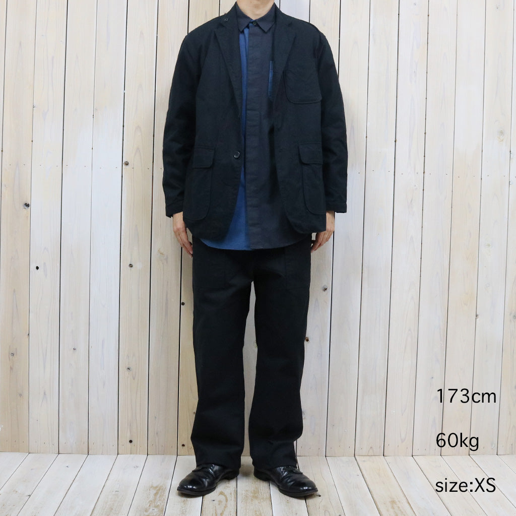 ENGINEERED GARMENTS『Loiter Jacket-Cotton Brushed Hb』(Black)