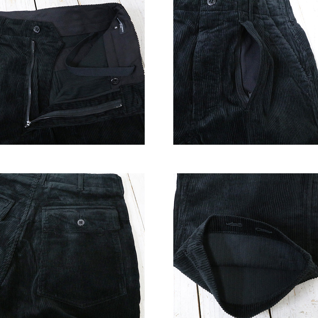 ENGINEERED GARMENTS『Fatigue Pant-Cotton 8W Corduroy』(Black)