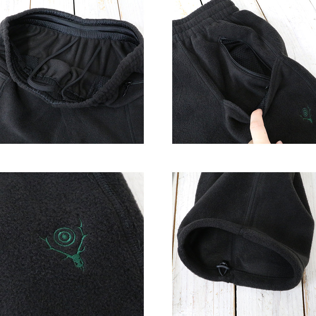 SOUTH2 WEST8『String C.S. Pant-Poly Fleece』(Black)