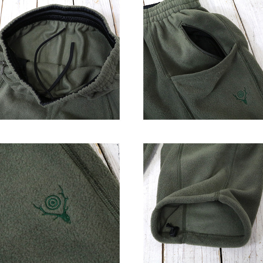 SOUTH2 WEST8『String C.S. Pant-Poly Fleece』(Olive)