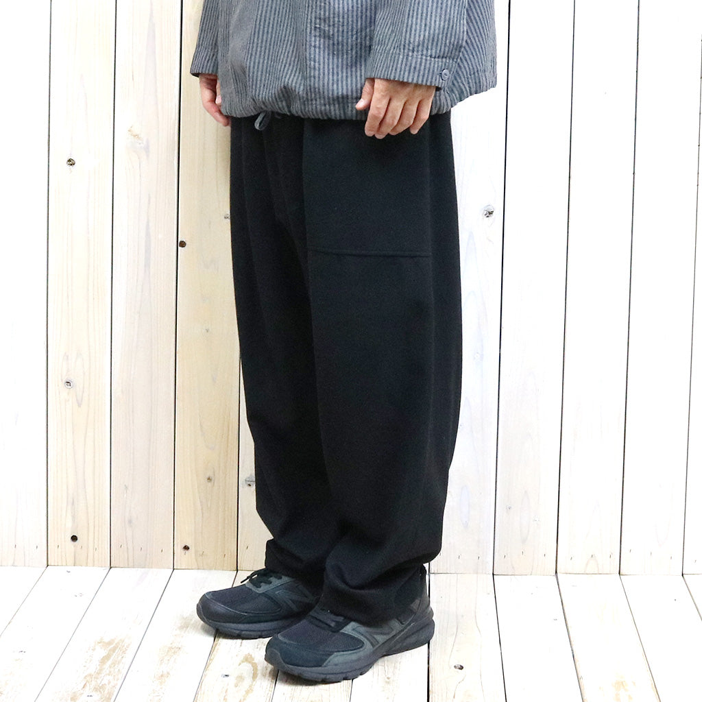 ENGINEERED GARMENTS『Sarrouel Pant-Solid Poly Wool Flannel』(Black)