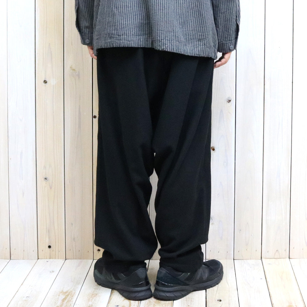 ENGINEERED GARMENTS『Sarrouel Pant-Solid Poly Wool Flannel』(Black)