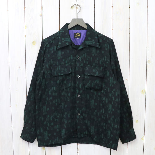 Needles『Classic Shirt-Rayon Abstract Jq.』(Green)