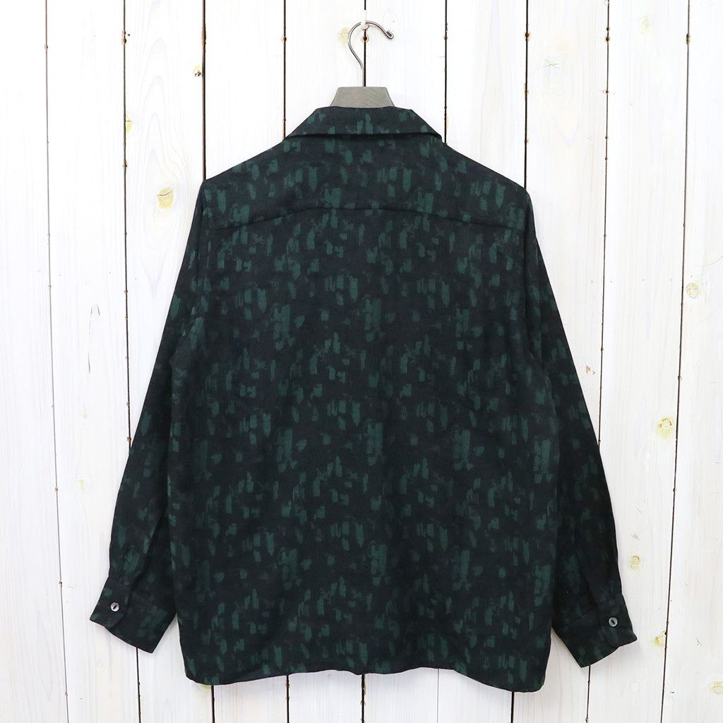 Needles『Classic Shirt-Rayon Abstract Jq.』(Green)