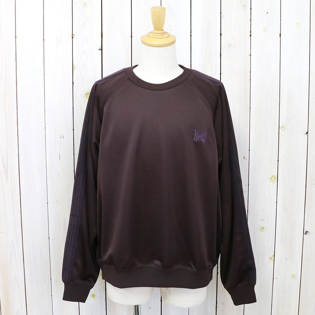 Needles『Track Crew Neck Shirt-Poly Smooth』(Dk.Brown)