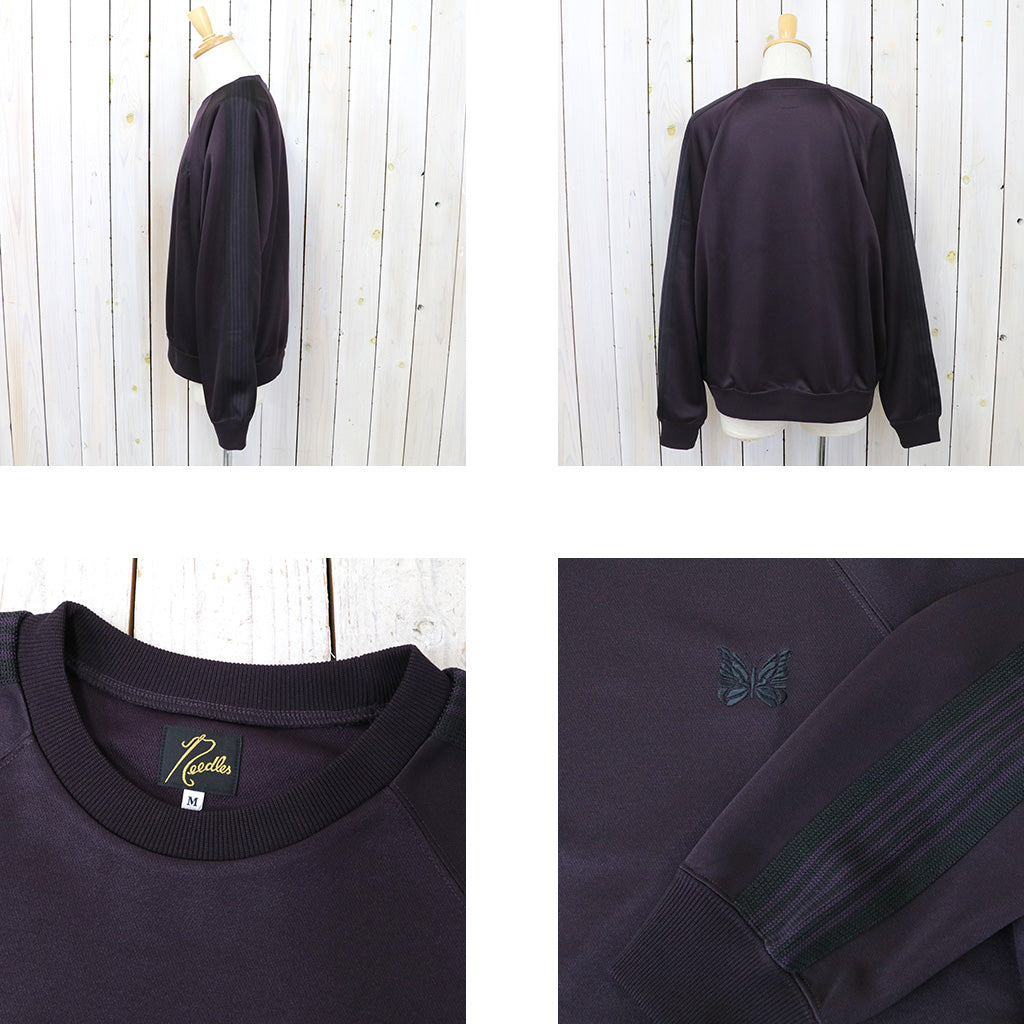 Needles『Track Crew Neck Shirt-Poly Smooth』(Dk.Purple)