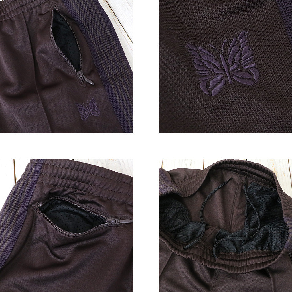 Needles『Track Pant-Poly Smooth』(Dk.Brown)