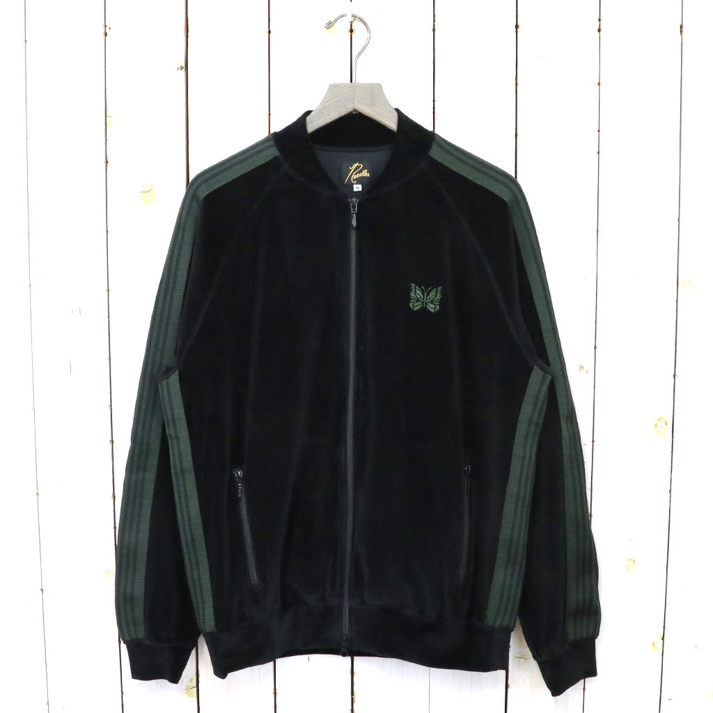 Needles『R.C. Track Jacket-C/Pe Velour』(Black)