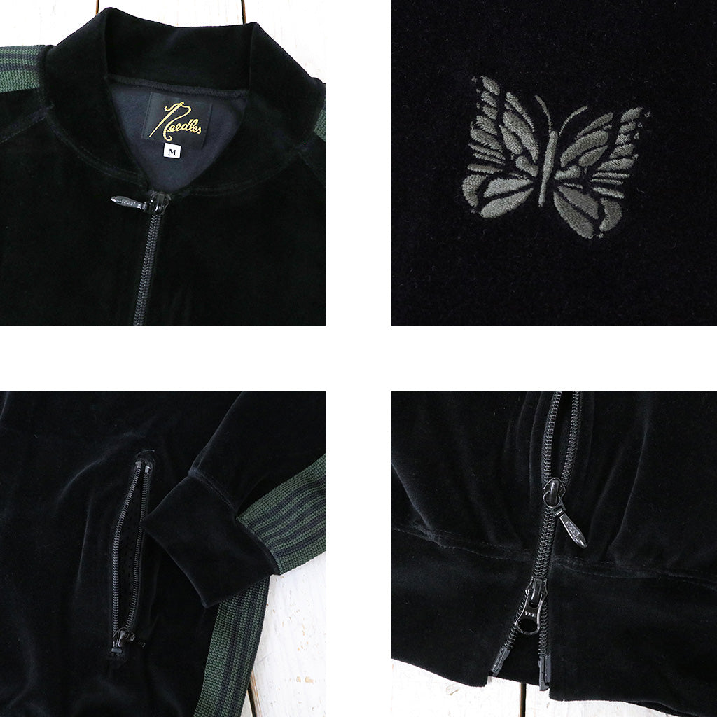 Needles『R.C. Track Jacket-C/Pe Velour』(Black)