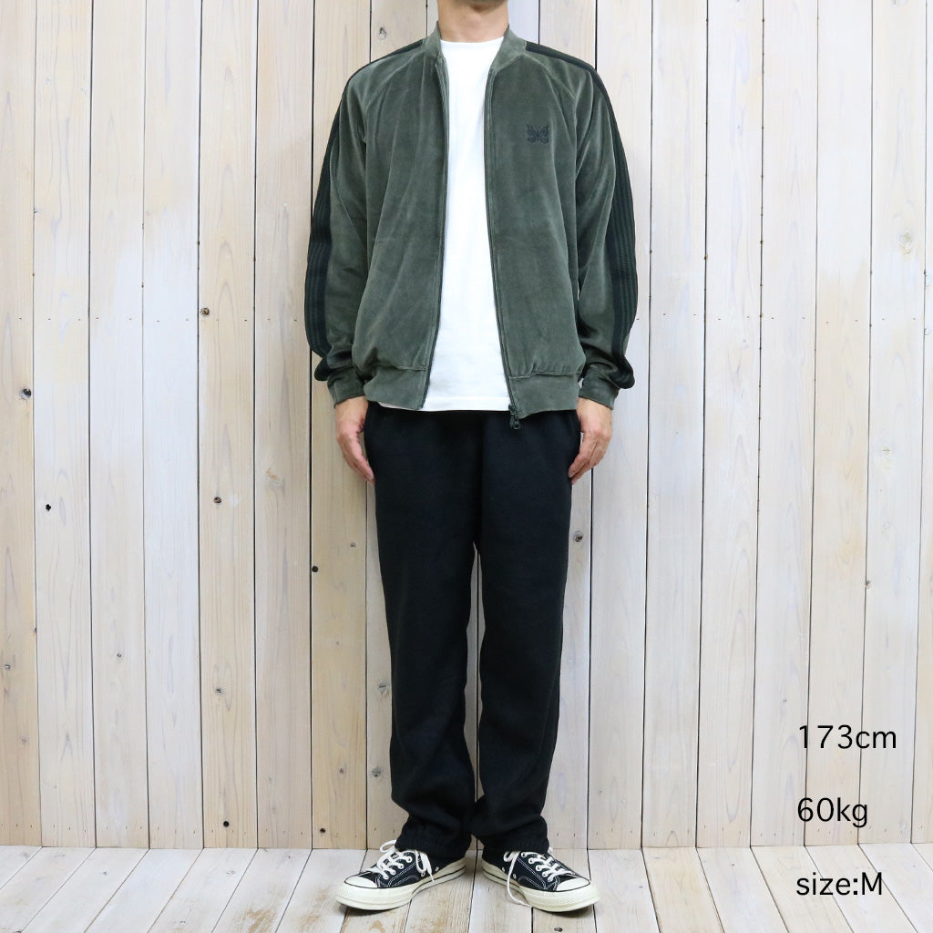 Needles『R.C. Track Jacket-C/Pe Velour』(Olive)