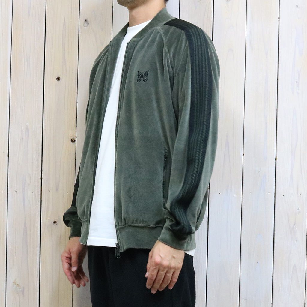 Needles『R.C. Track Jacket-C/Pe Velour』(Olive)