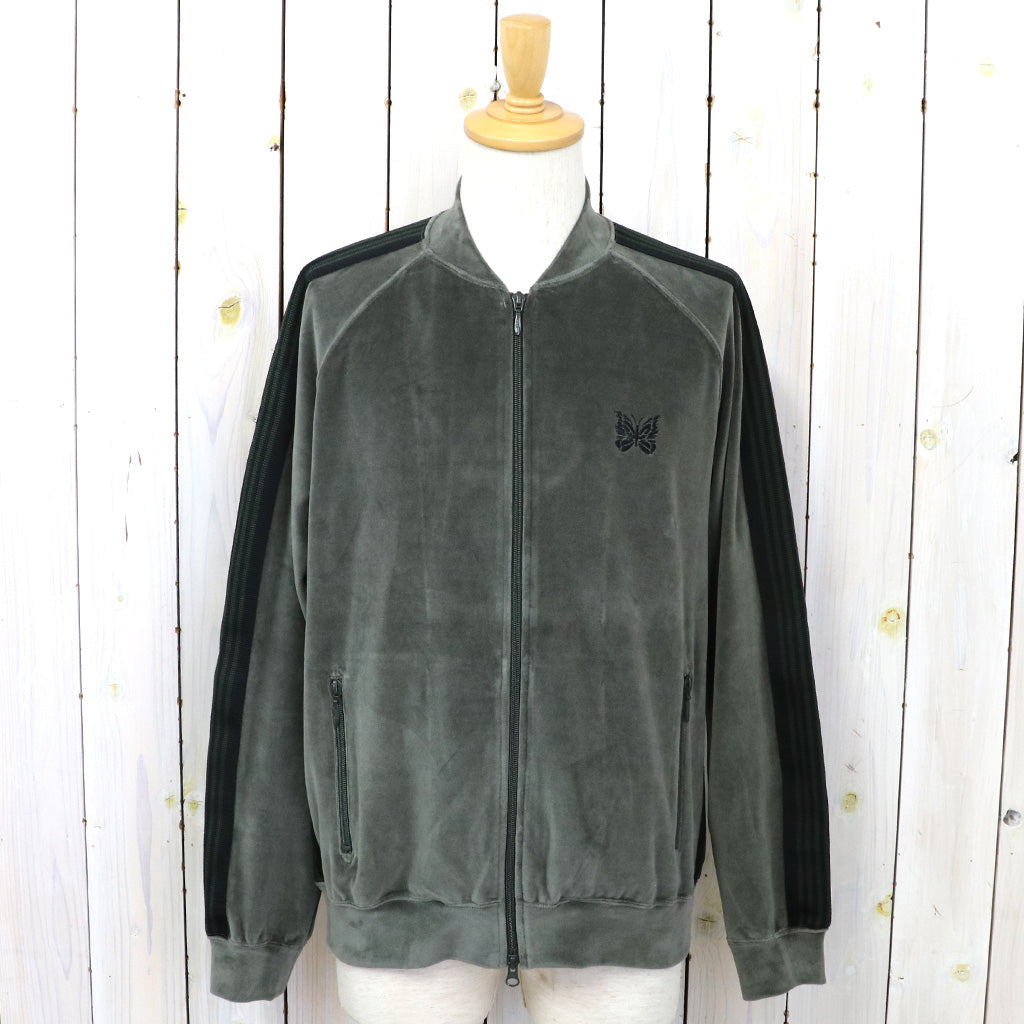 Needles『R.C. Track Jacket-C/Pe Velour』(Olive)