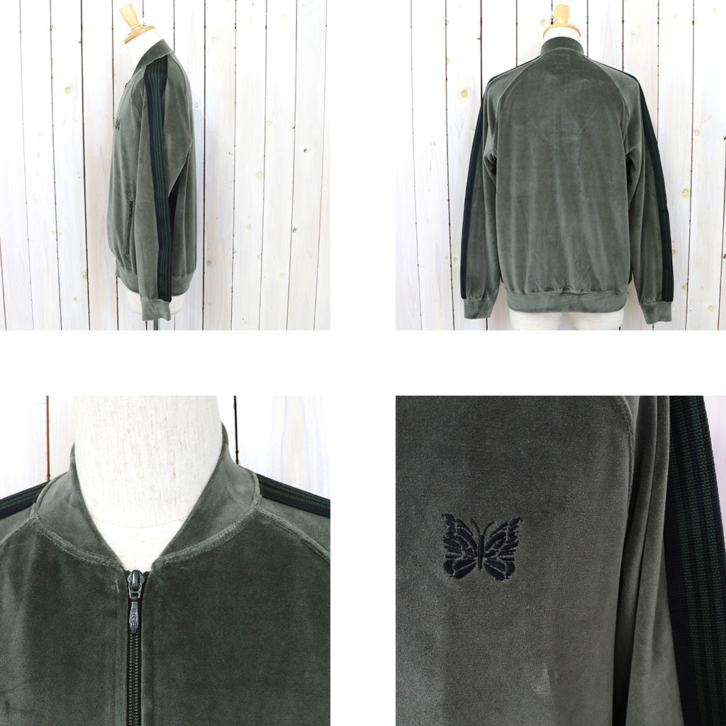 Needles『R.C. Track Jacket-C/Pe Velour』(Olive)