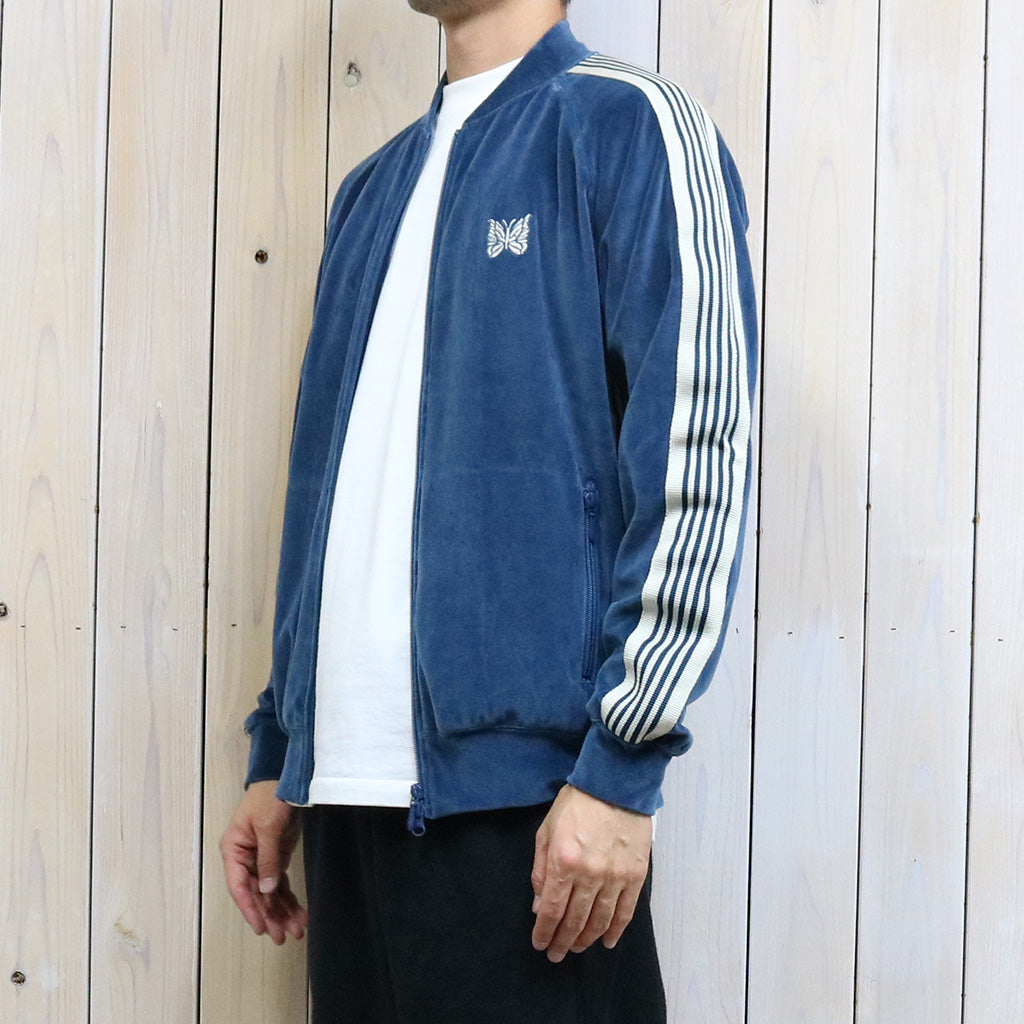 Needles『R.C. Track Jacket-C/Pe Velour』(Marine Blue)