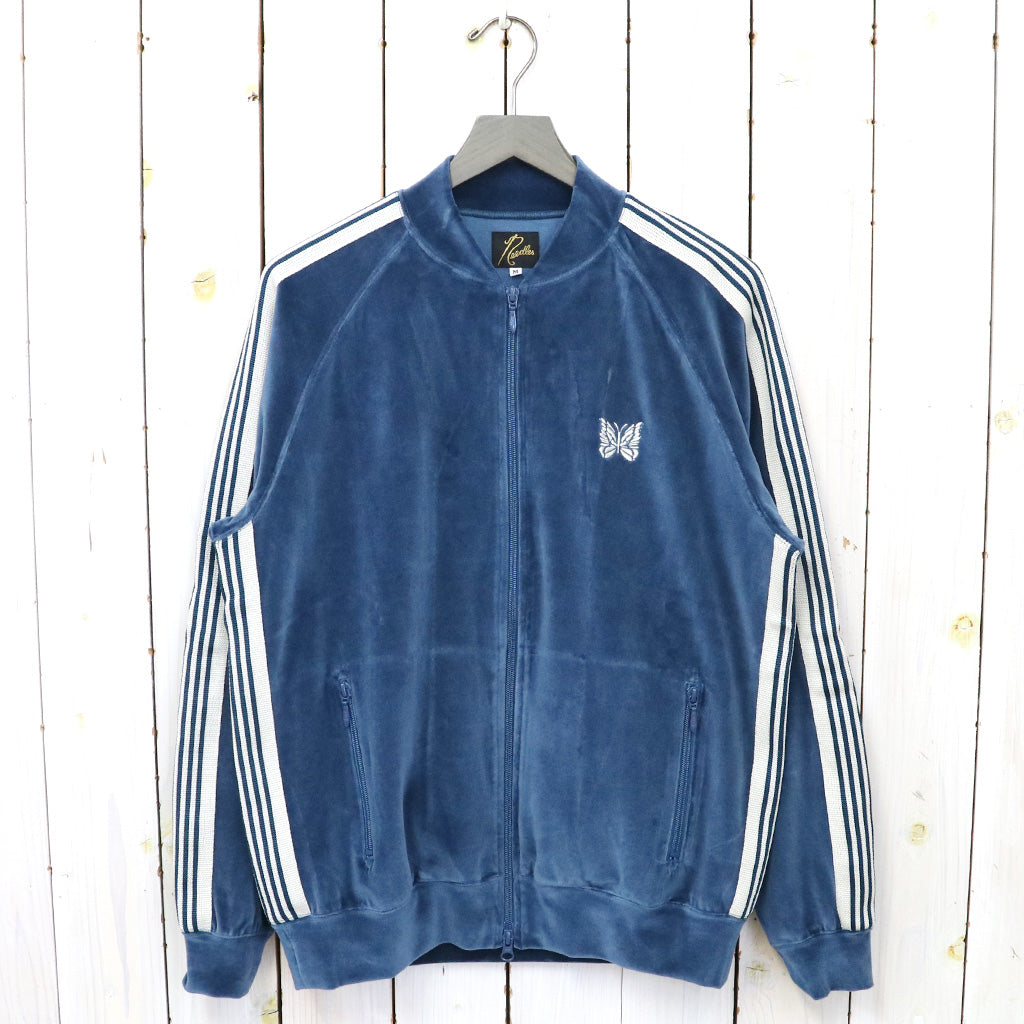 Needles『R.C. Track Jacket-C/Pe Velour』(Marine Blue)