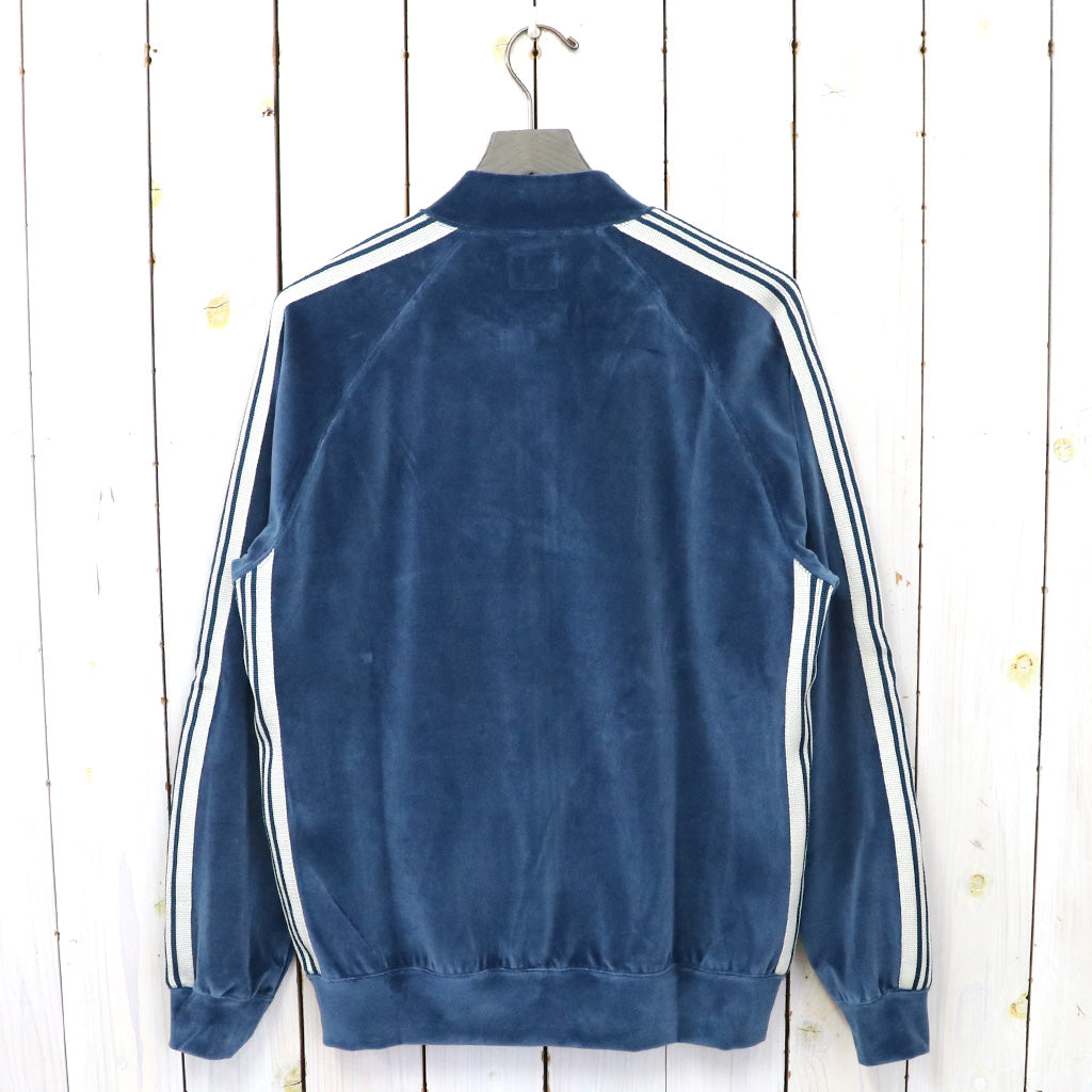 Needles『R.C. Track Jacket-C/Pe Velour』(Marine Blue)